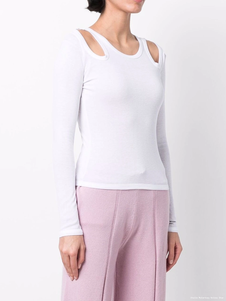 Cheap long-sleeve Stella McCartney Women cut-out top 0815